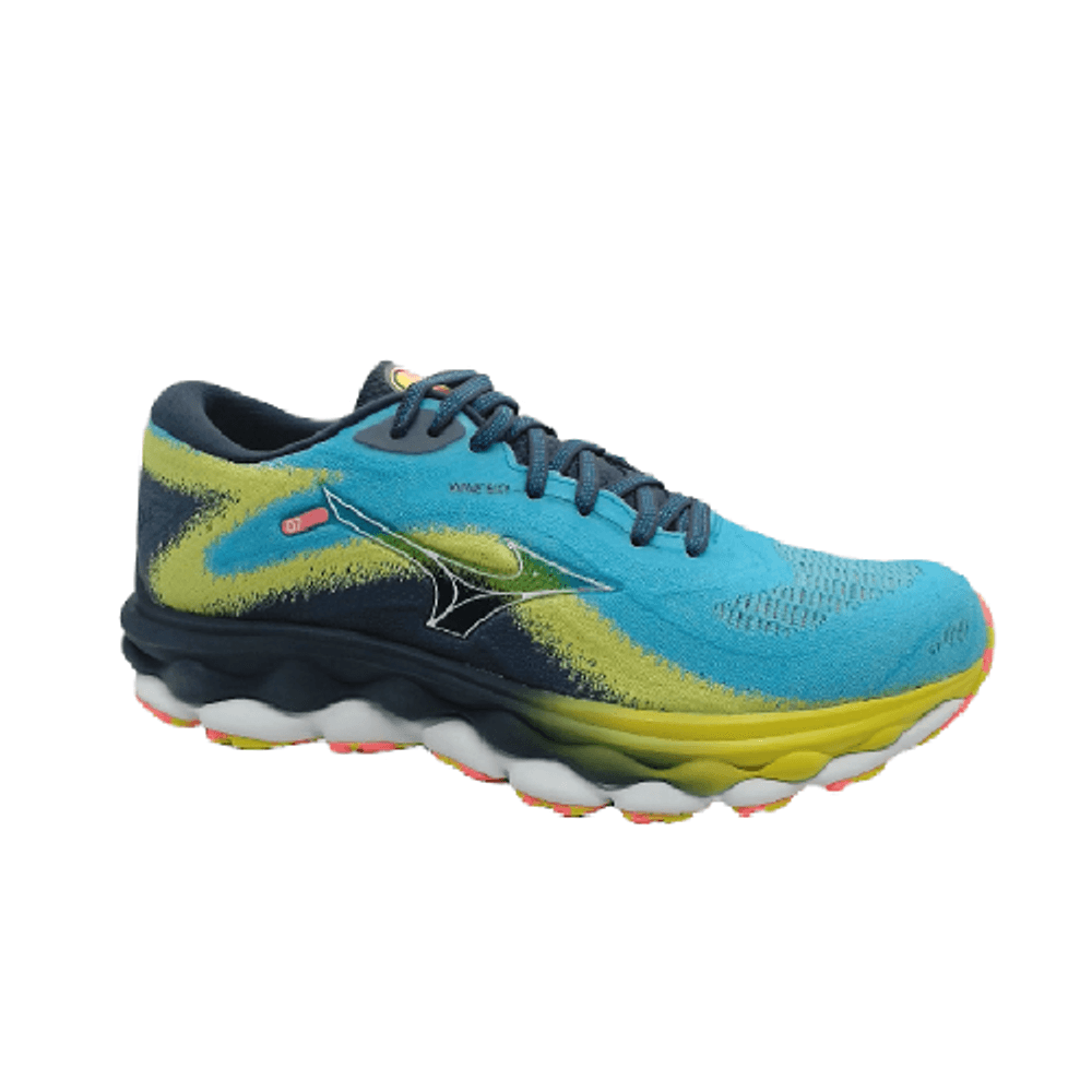 Tênis Wave Sky 7 Mizuno Azul - td2154 Tênis Wave Sky 7 Mizuno Azul - td2154